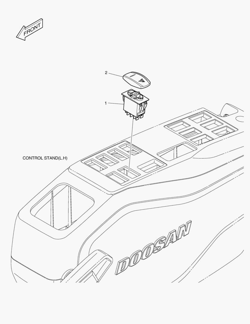ВКЛЮЧАТЕЛЬ - ЗАДНИЙ БУЛЬДОЗЕР