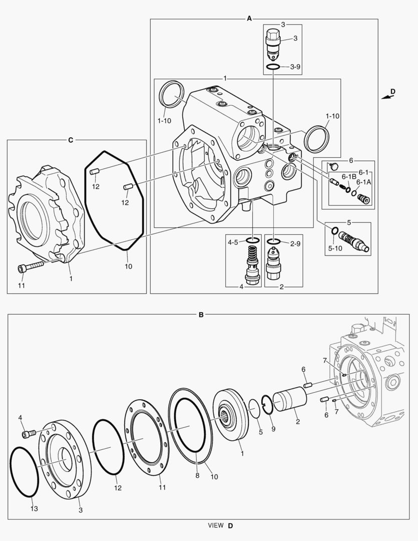 3250 HST PUMP - HOUSING