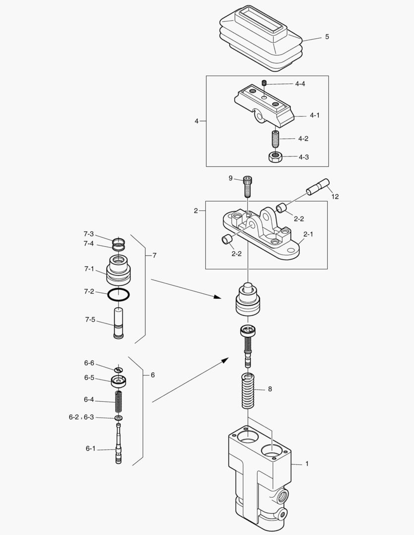 4230 PEDAL VALVE - TWO WAY & ROTATING