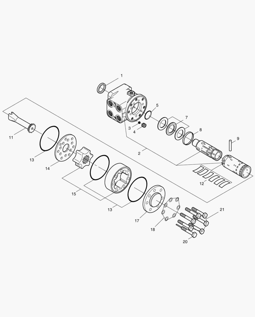 БЛОК РУЛЕВОГО МЕХАНИЗМА