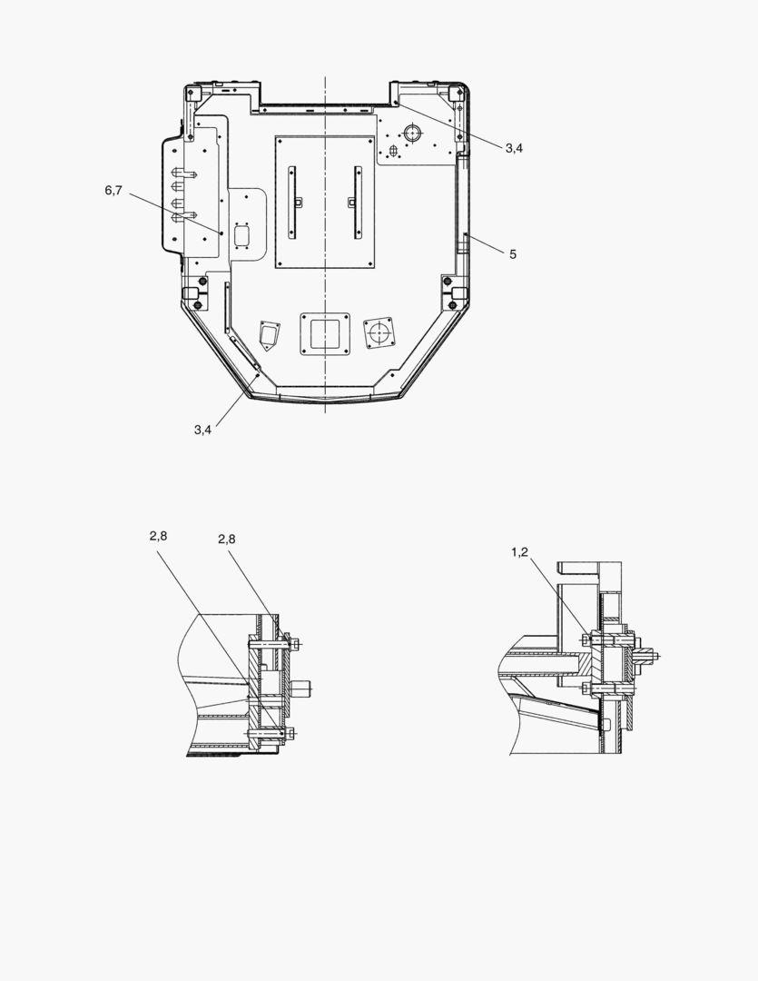 Спецтехника 6820 CABIN SUB ASSY -ROPS [10528~] - главное фото