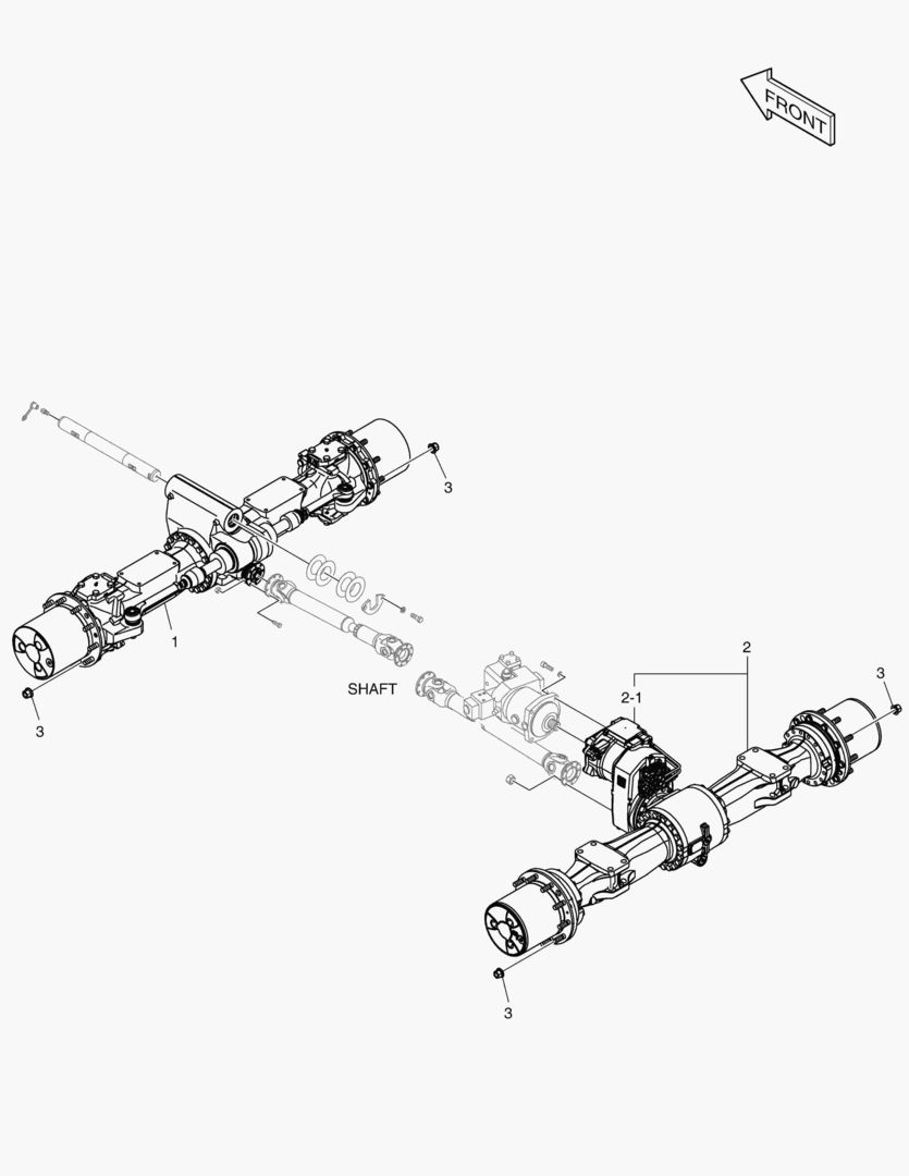 Спецтехника 7440 POWER TRAIN - AXLE(WIDE) [1082~] - главное фото