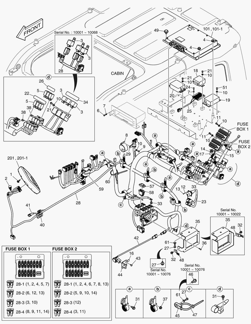 ЭЛЕКТРИЧЕСКИЕ ЗАПЧАСТИ - КАБИНА