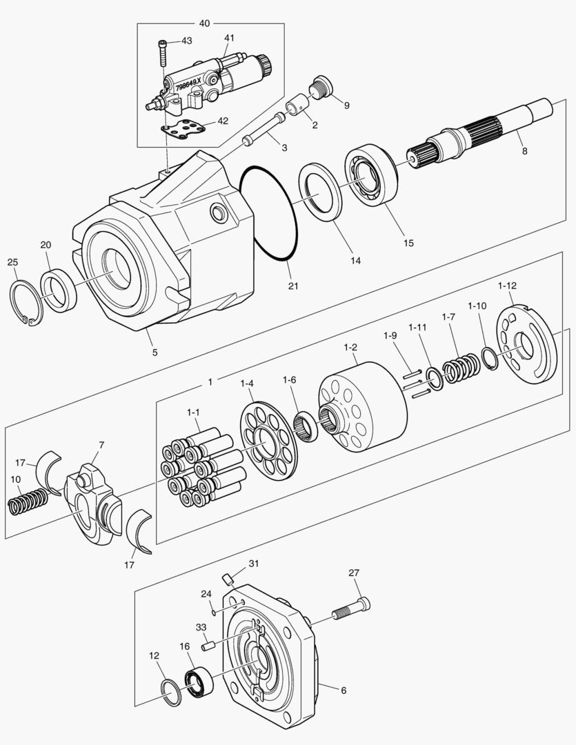 Схема НАСОС - ПРИВОД ВЕНТИЛЯТОРА