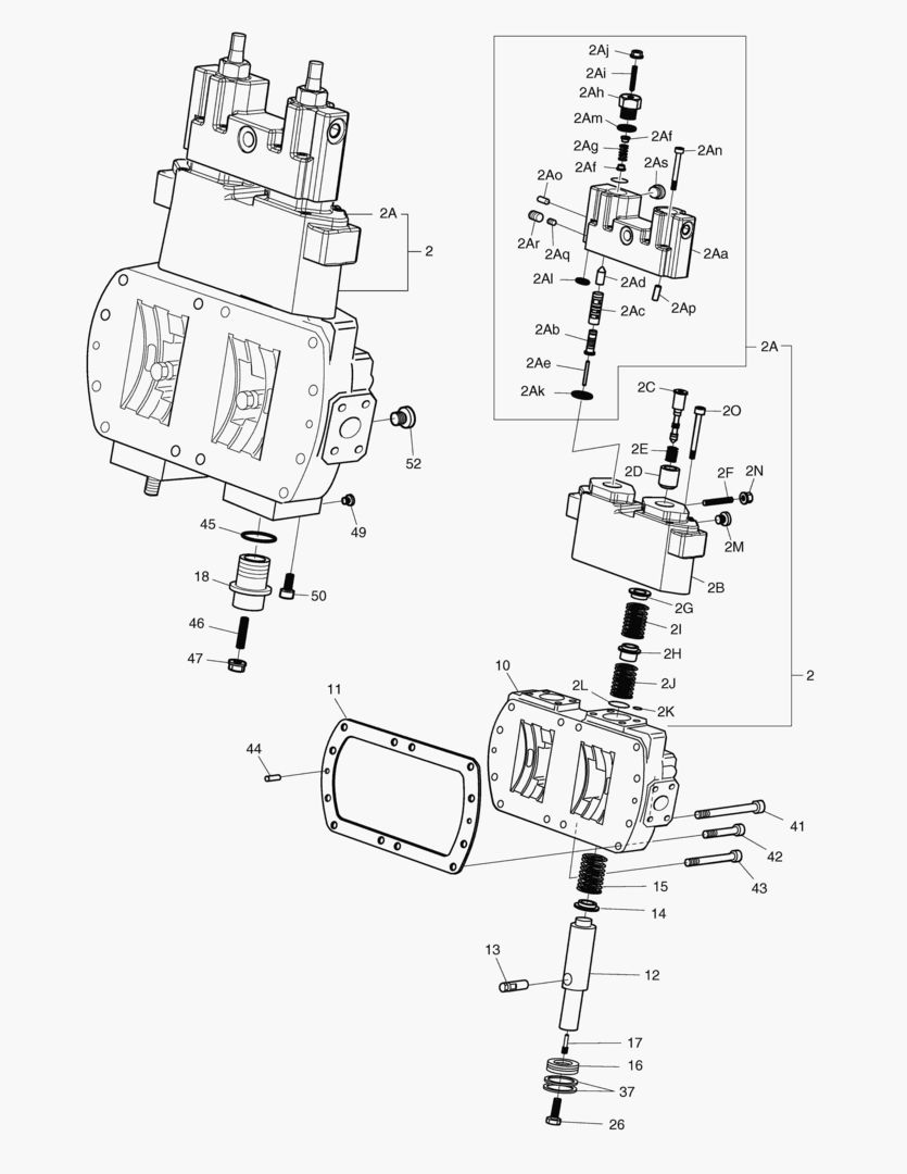 Схема ОСНОВНОЙ НАСОС - УПРАВЛЕНИЕ