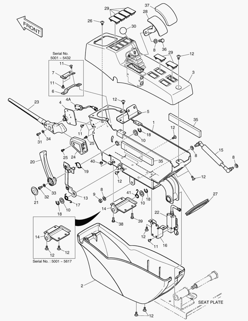 ПУЛЬТ УПРАВЛЕНИЯ - ЛЕВОСТОРОННИЙ