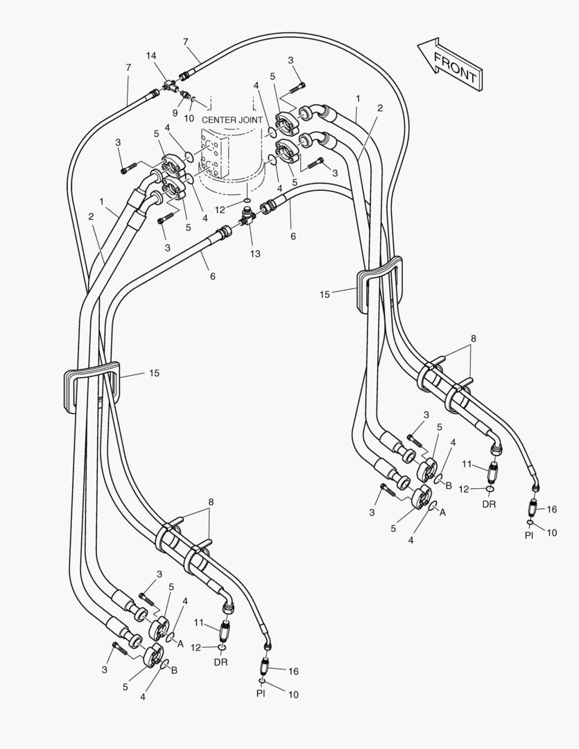 Спецтехника 6451 TRAVEL PIPING-3m TRACK [1681~]