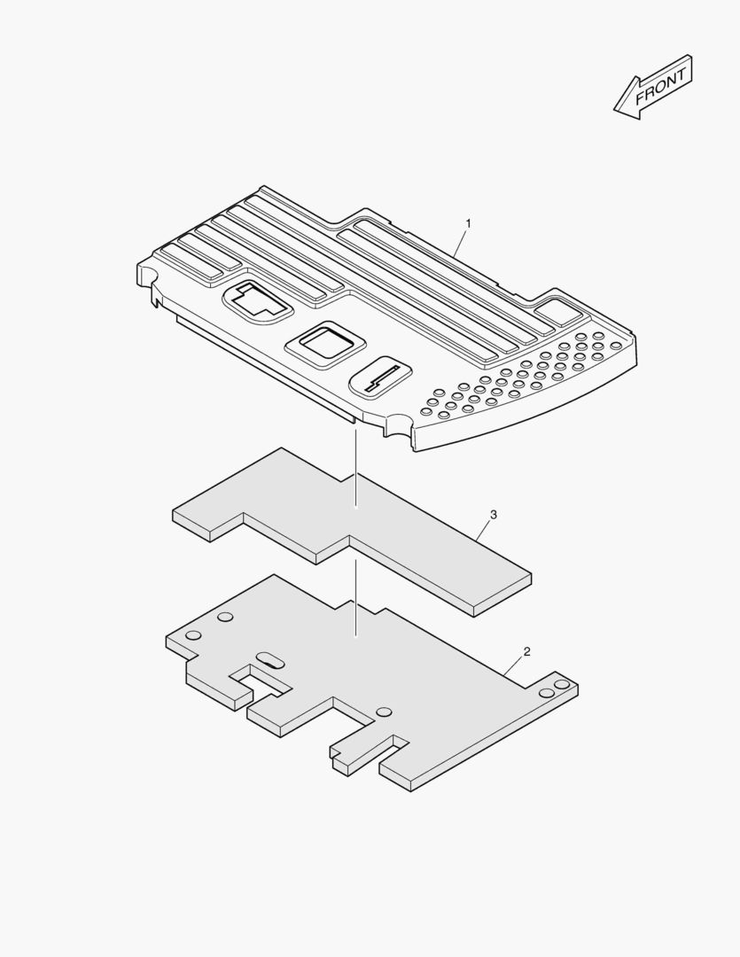 КОВРИК НА ПОЛУ КУЗОВА