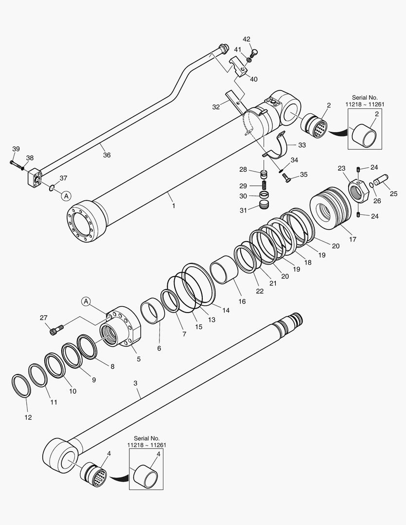 Спецтехника 4491 ARM CYLINDER - ARM 2.1m (ARTI. BOOM) [11218~] - главное фото