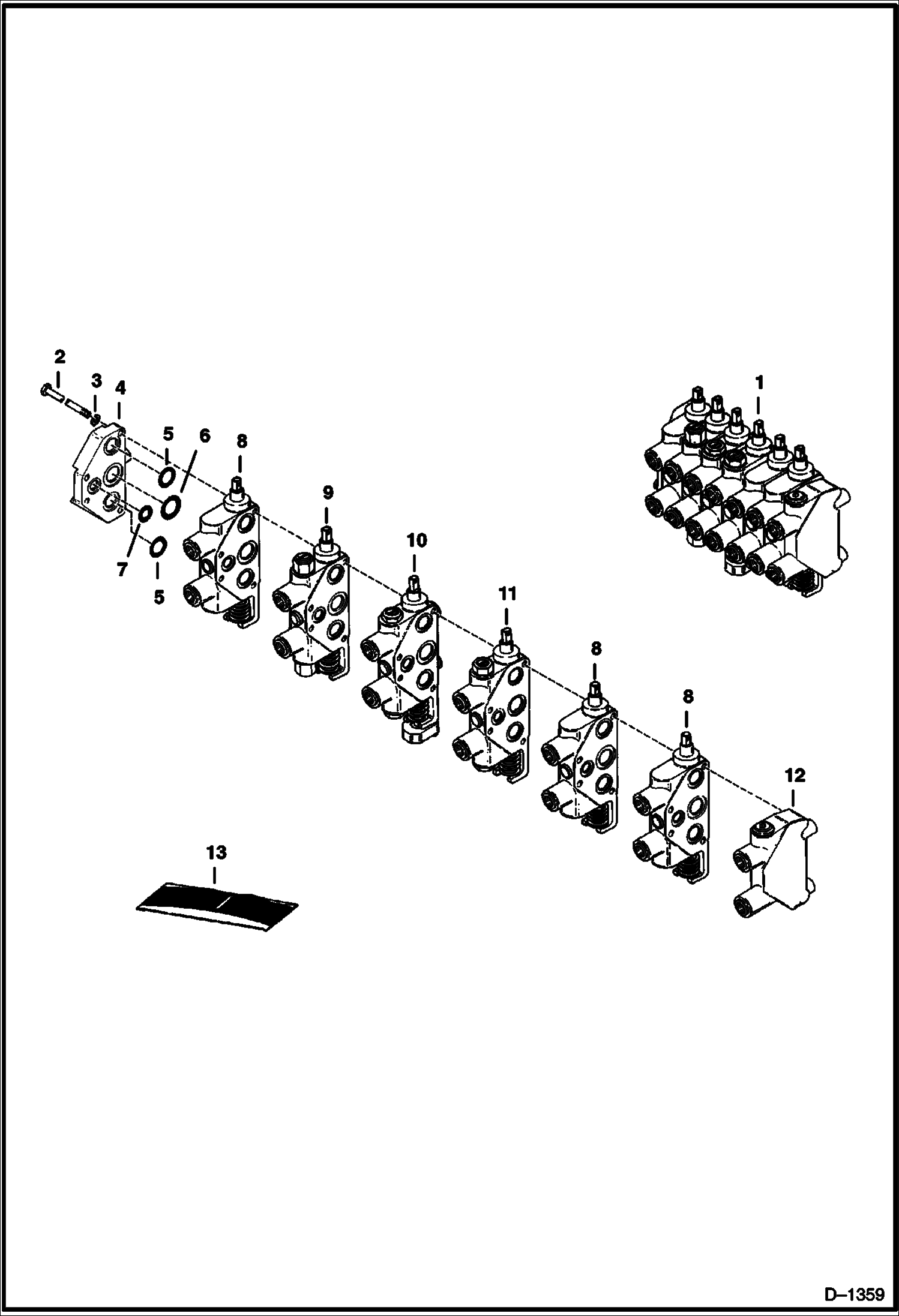 ЭКСКАВАТОР-ПОГРУЗЧИК (РЕГУЛИРУЮЩИЙ КЛАПАН) (910) (825 ТОЛЬКО)