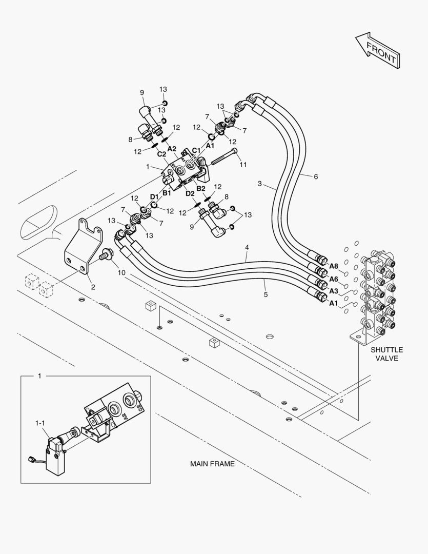ТРУБОПРОВОД СЕРВОУПРАВЛЕНИЯ - ИЗМЕНЕНИЕ РЕЖИМА(1)