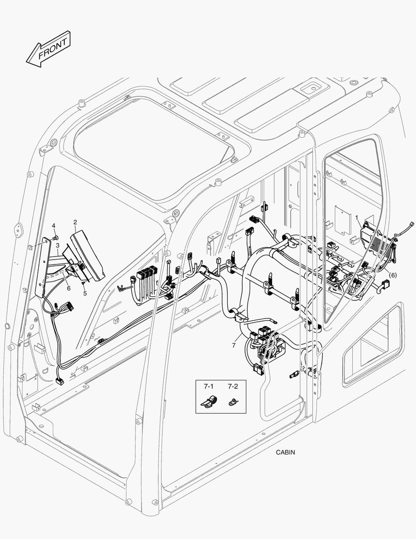 6990 ELECTRIC PARTS - CABIN(AVM)