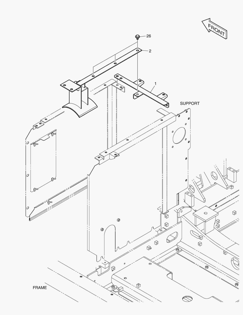 6670 SUPPORT - PRE CLEANER [5194~]