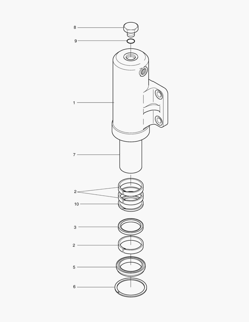 Спецтехника 4380 CHOCKING CYLINDER - L.H. [5001~10901] - главное фото
