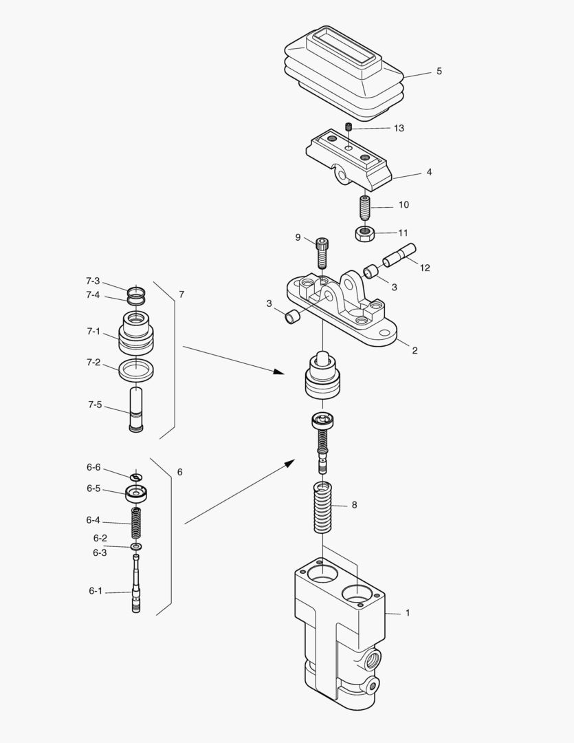 4400 PEDAL VALVE-TWO WAY & ROTATING [5001~5044]