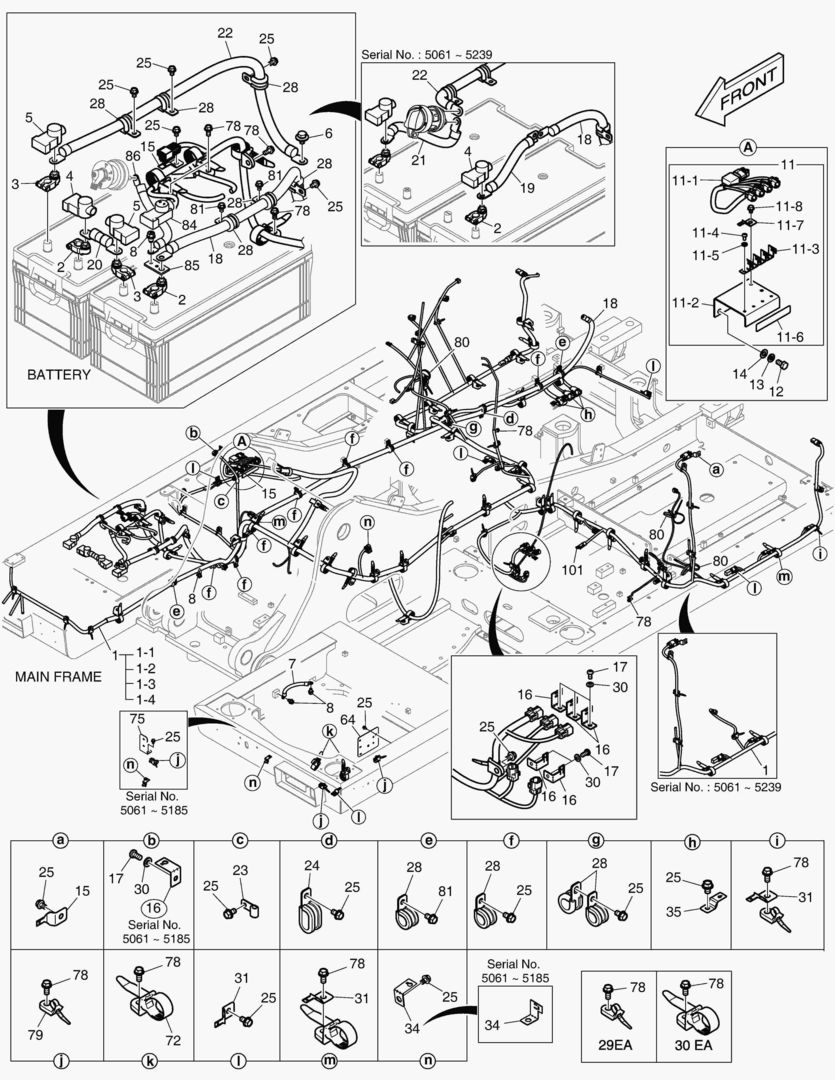 1871 ELECTRIC PARTS - WIRING HARNESS [5061~]