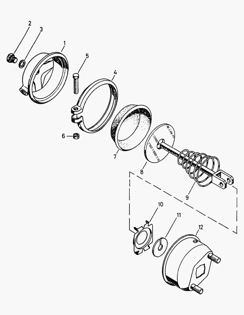 G049-5 DIAPHRAGM; MAIN BRAKES