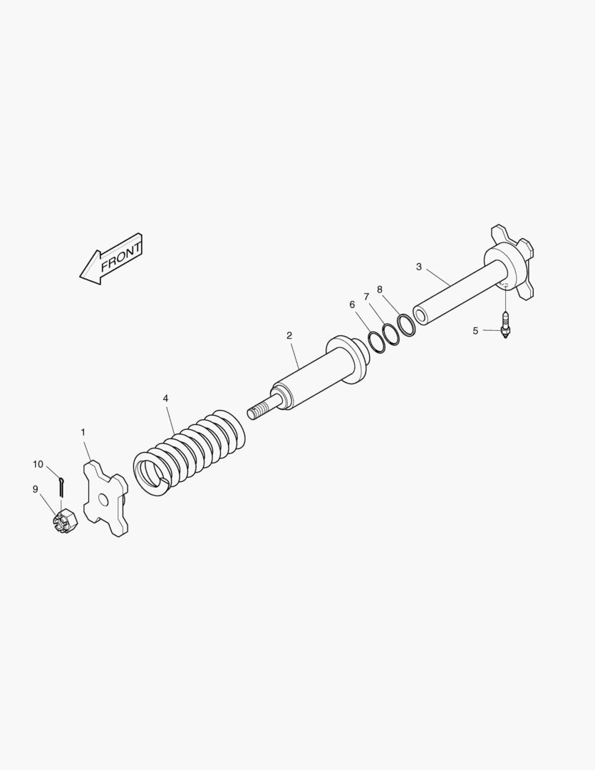 ПРУЖИНЫ ГУСЕНИЦЫ