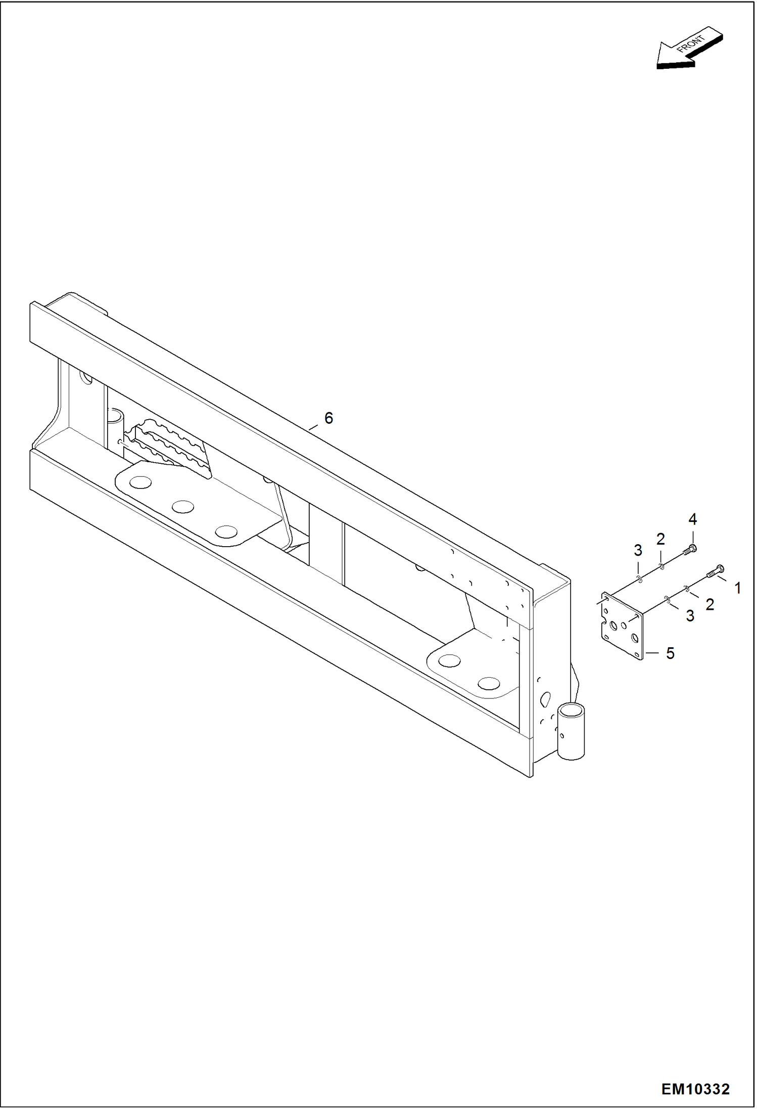 ПЛАНИРОВЩИК (МОНТАЖНАЯ РАМА) (СЕРИЙНЫЙ НОМЕР AZTD00101 И ВЫШЕ, AZTG00101 И ВЫШЕ)