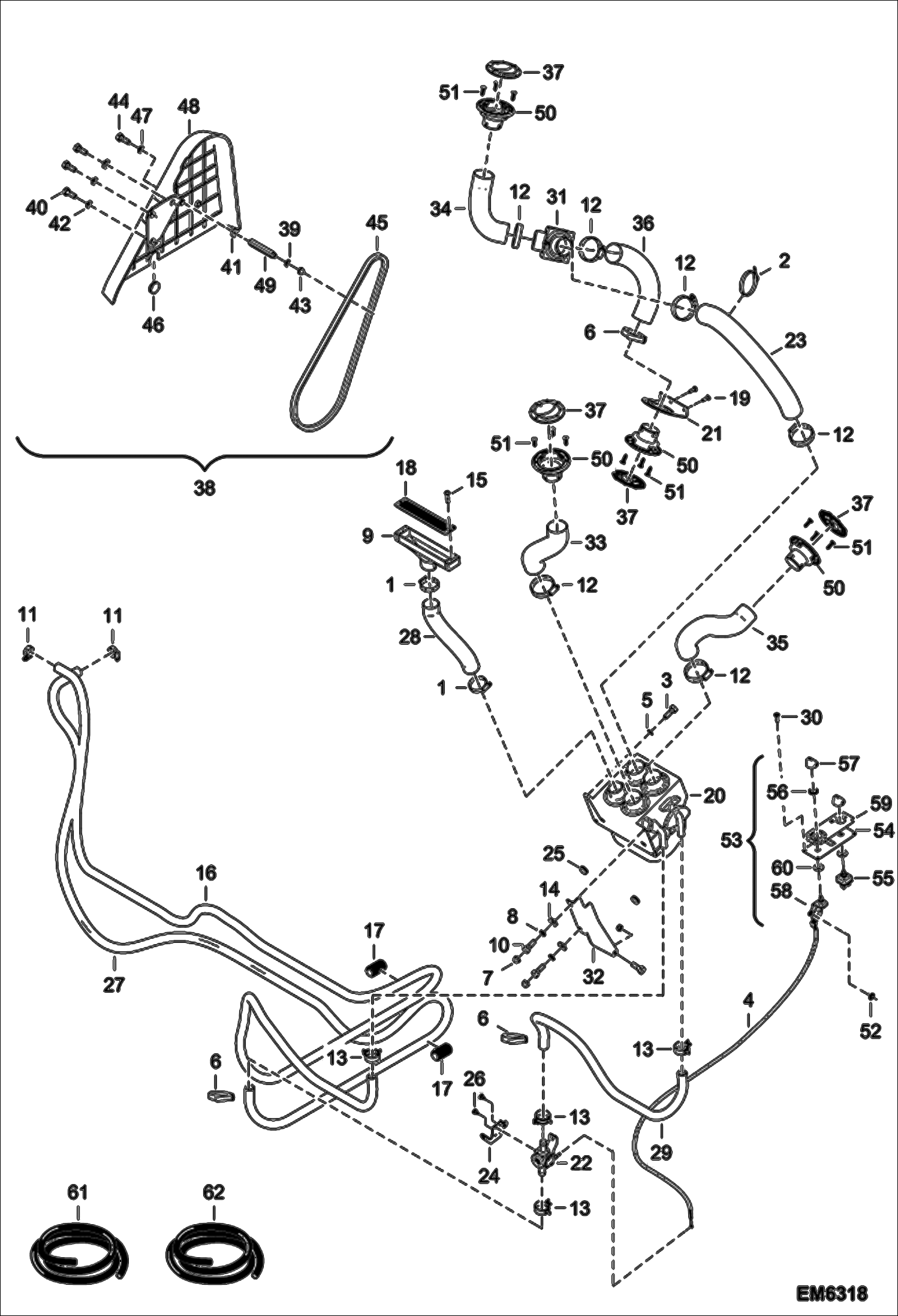 ВЕНТИЛЯЦИЯ (СЕРИЙНЫЙ НОМЕР A8G813000 И ВЫШЕ)