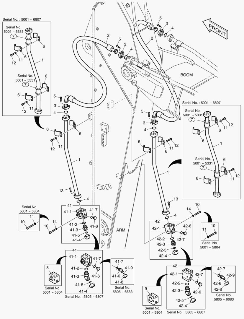 Спецтехника 6470 ARM PIPING - ARM 2.75m (ONE & TWO WAY) - главное фото