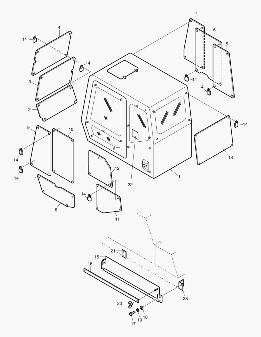 ЗАЩИТА ОКНА КАБИНЫ-США