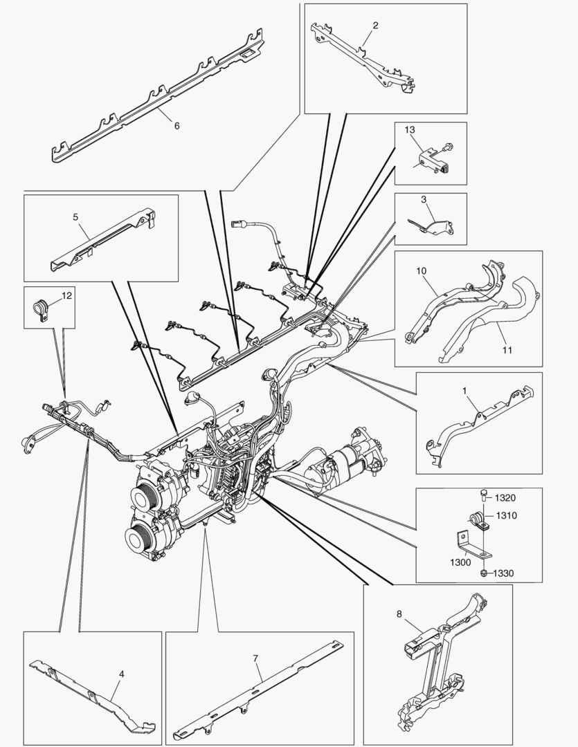 G010-470 CABLE ROUTEING