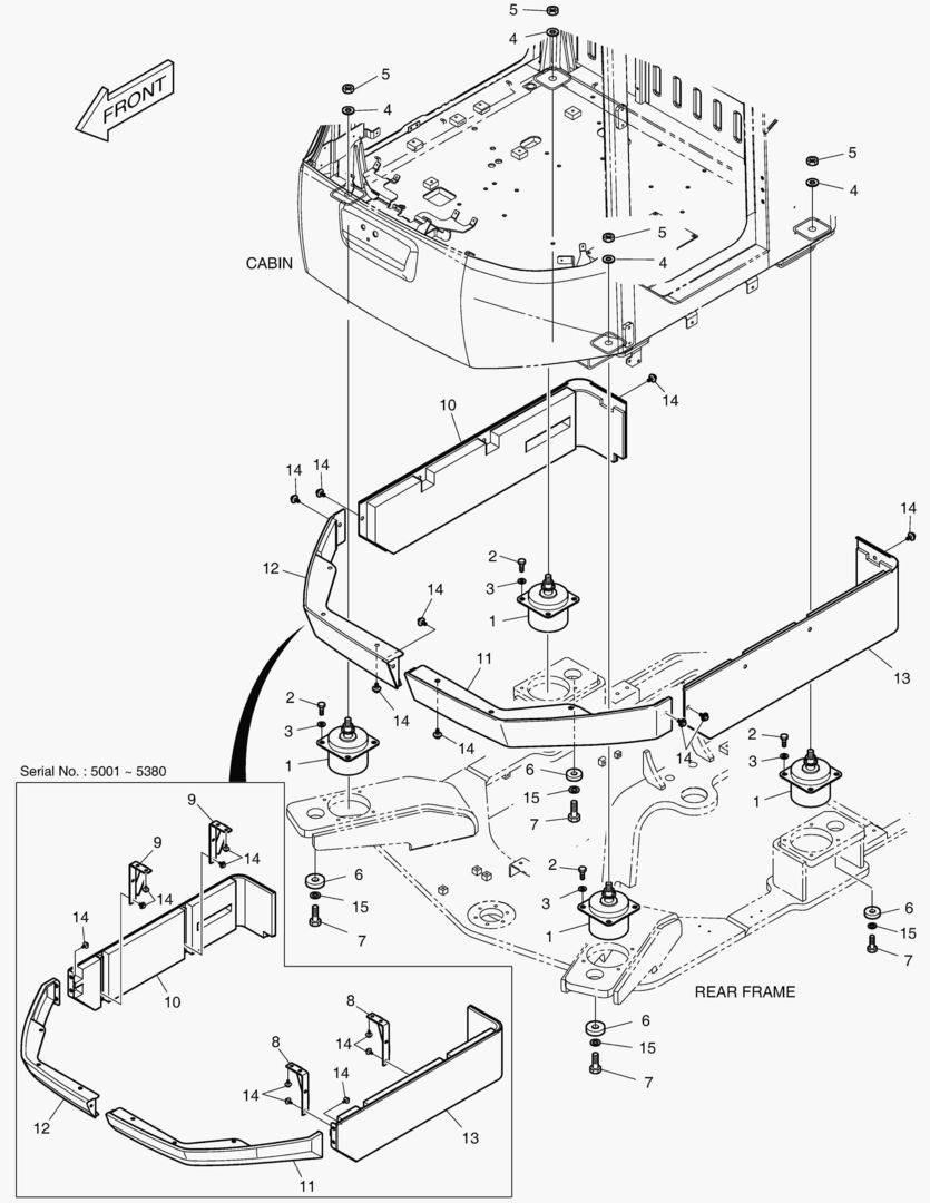 УСТАНОВКА КАБИНЫ