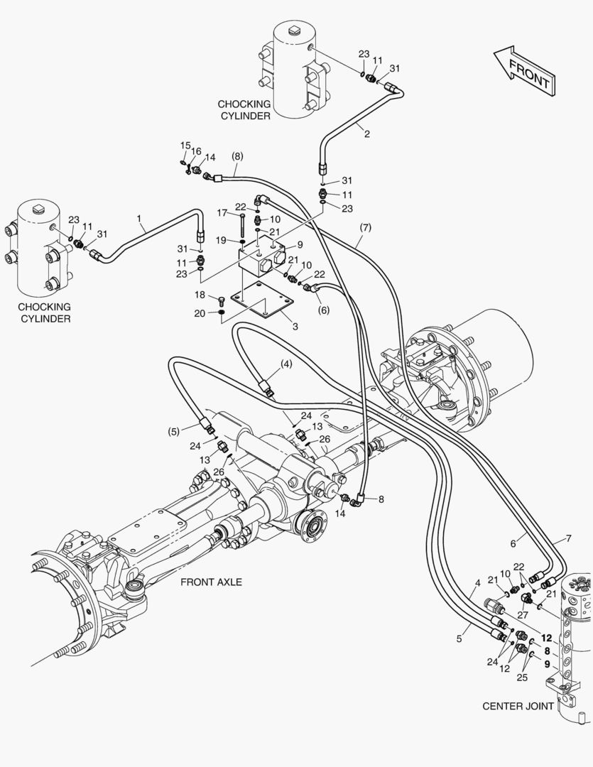 2170 STEER & CHOCKING PIPING