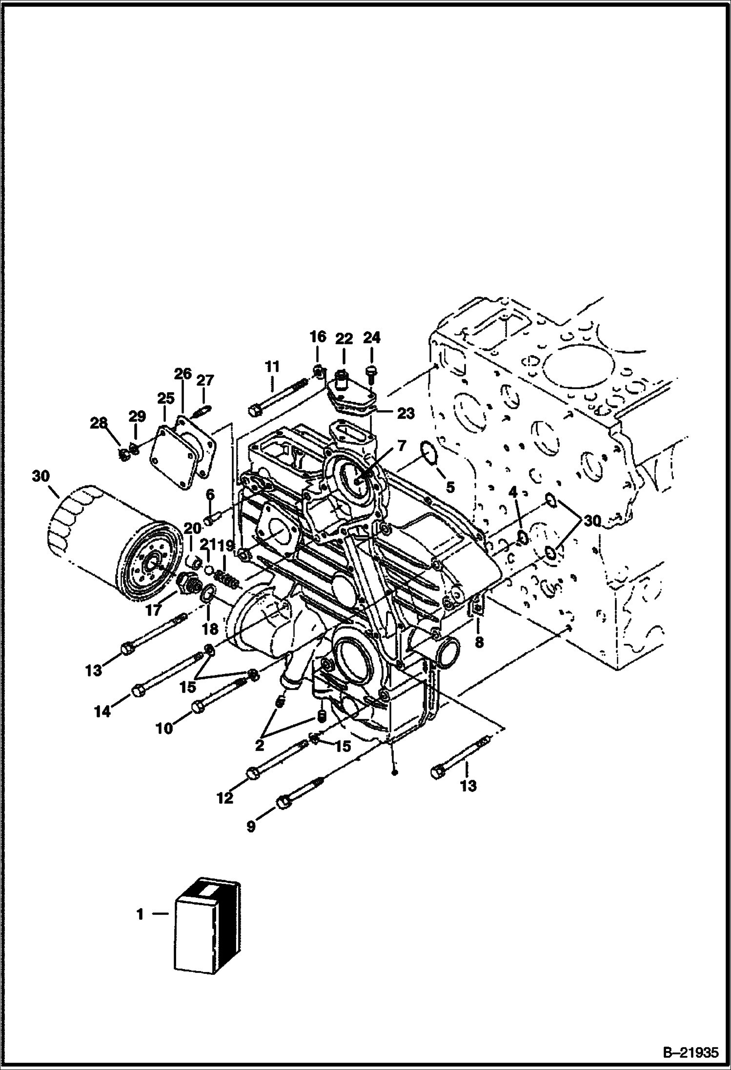 G КАРТЕР КОРОБКИ ПЕРЕДАЧ (TIER I) (СЕРИЙНЫЙ НОМЕР 5727 11001 И ВЫШЕ)