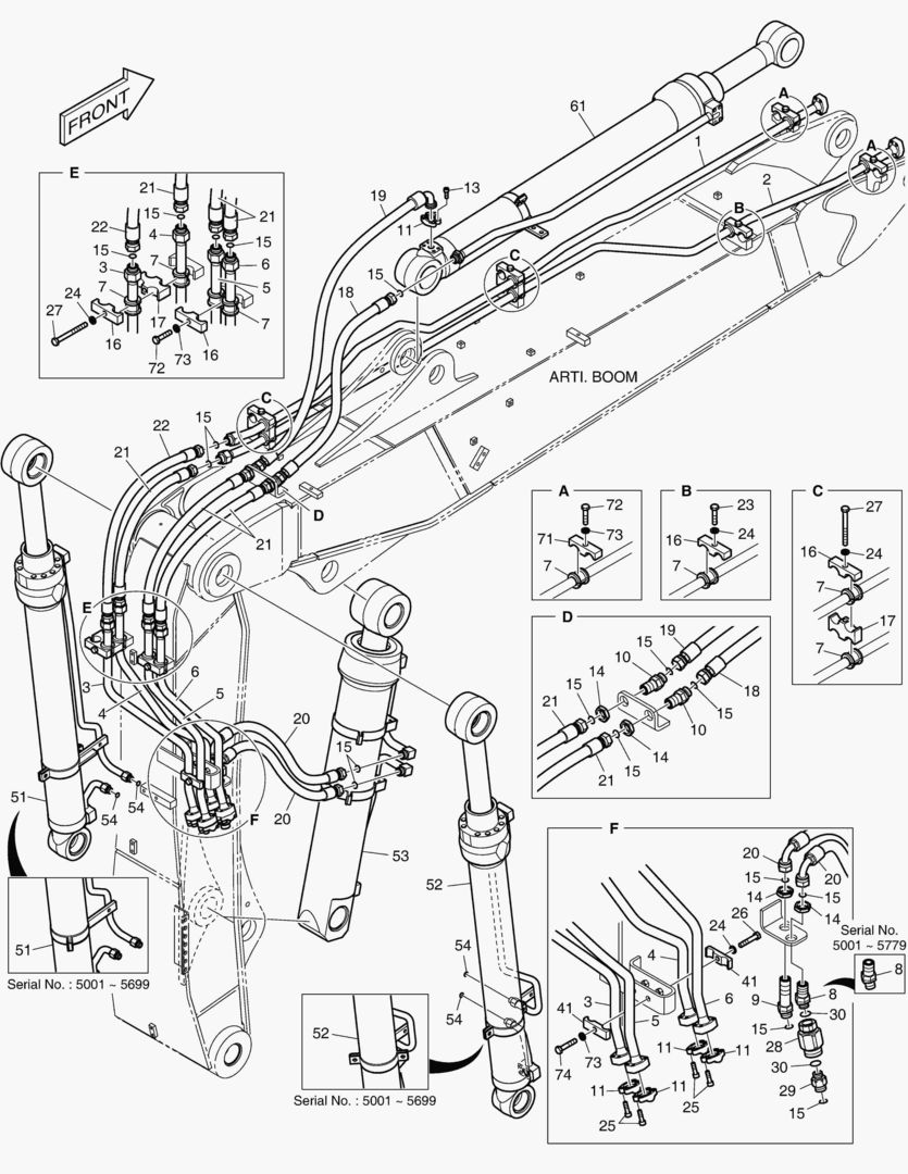 ТРУБОПРОВОД ШАРНИРНОЙ СТРЕЛЫ