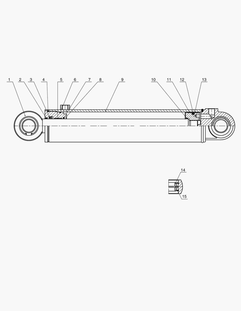 3296 STEERING CYLINDER(JY)