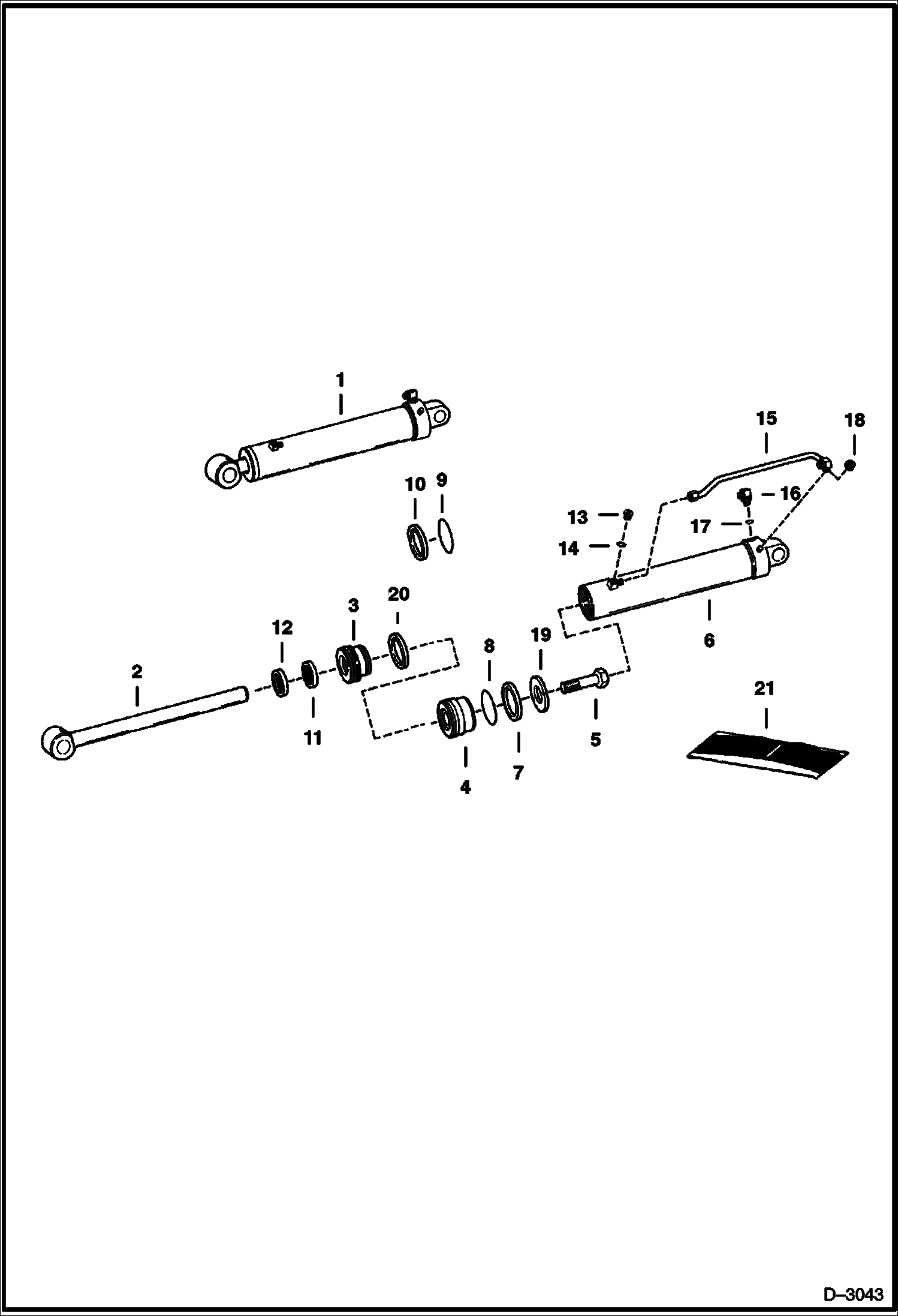 ЭКСКАВАТОР-ПОГРУЗЧИК (ЦИЛИНДР СТРЕЛЫ) (914B)