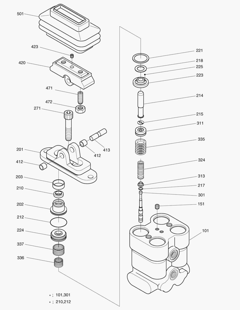 4190 PEDAL VALVE [1001~1010]