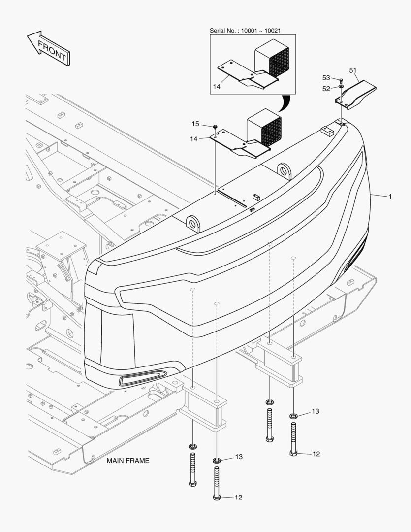 1110 COUNTER WEIGHT - 4.4TON