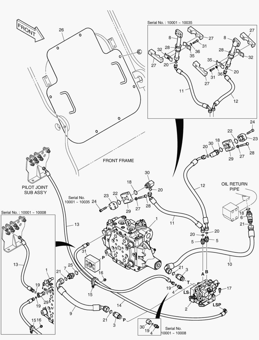 РЕКУЛИРУЮЩИЙ КЛАПАН ТРУБОПРОВОДА - 3-Й КАТУШКИ