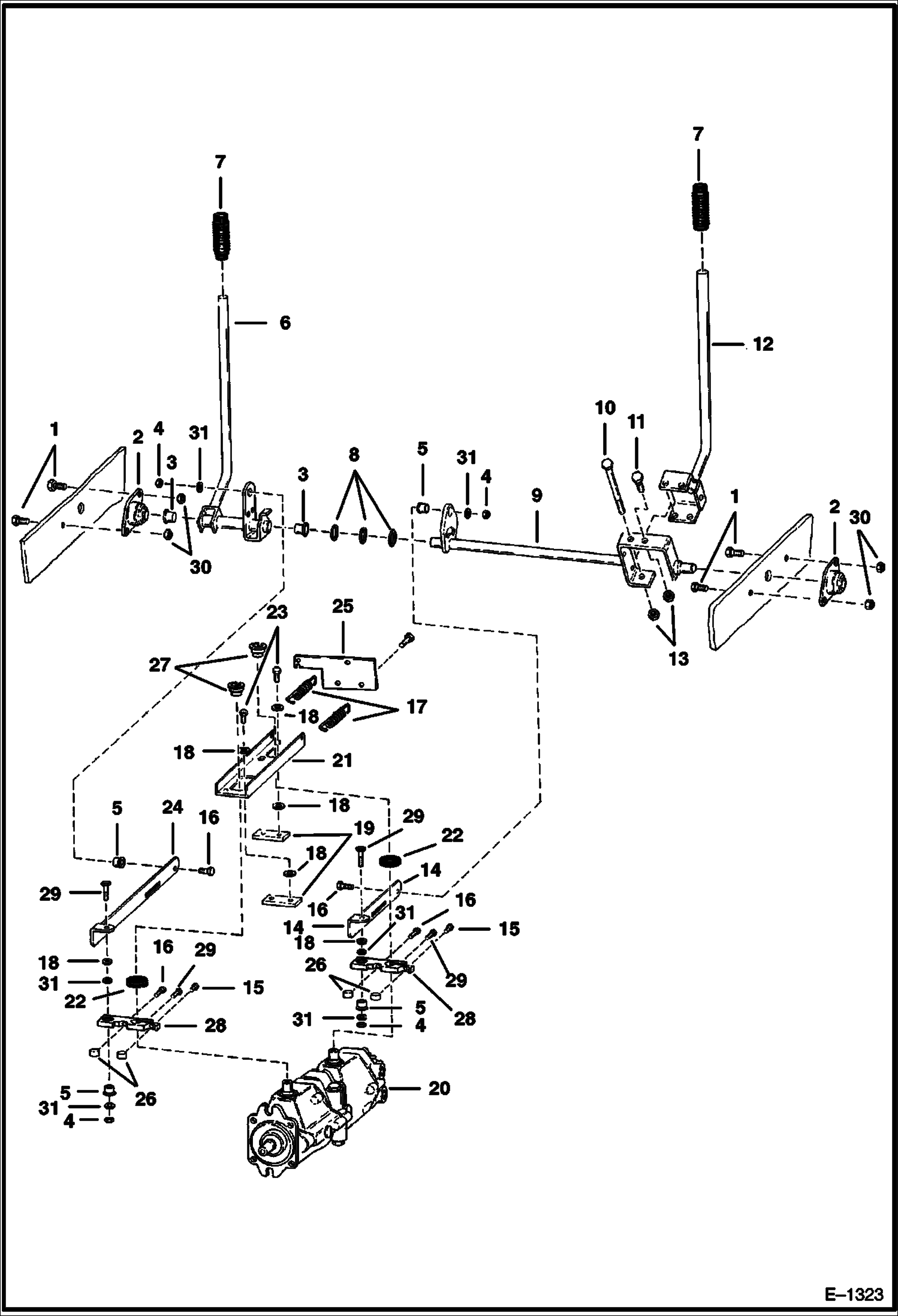 УСТРОЙСТВА РУЧНОГО УПРАВЛЕНИЯ (СЕРИЙНЫЙ НОМЕР 14999 И НИЖЕ)