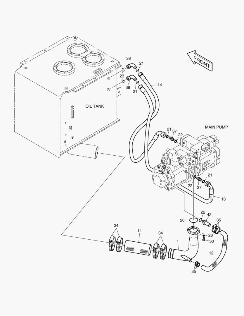 ТУБОПРОВОД МАСЛЯНОГО РАДИАТОРА(1)