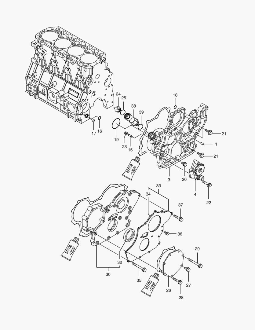 Спецтехника 012 GEAR HOUSING