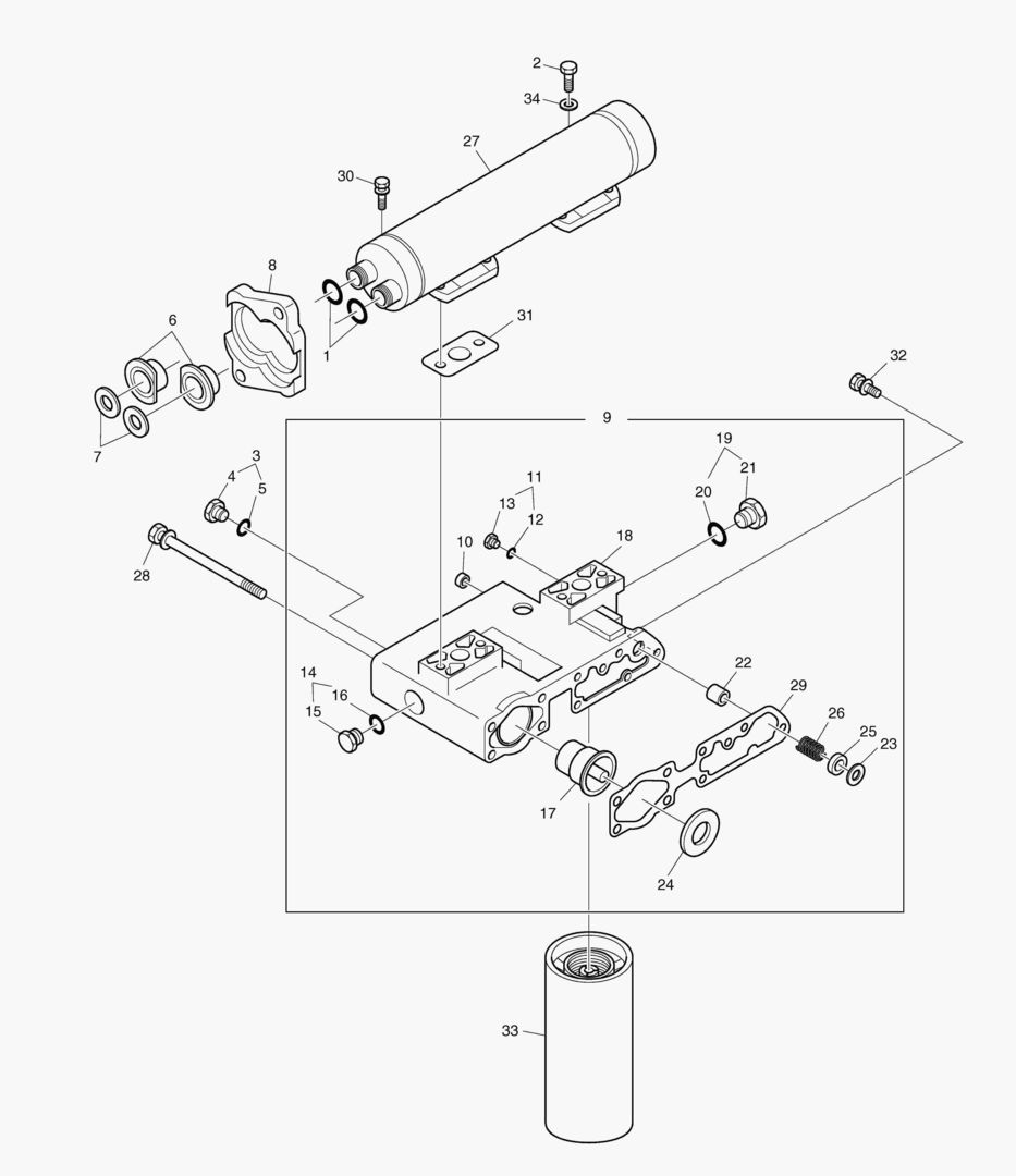 022 OIL COOLER & FILTER