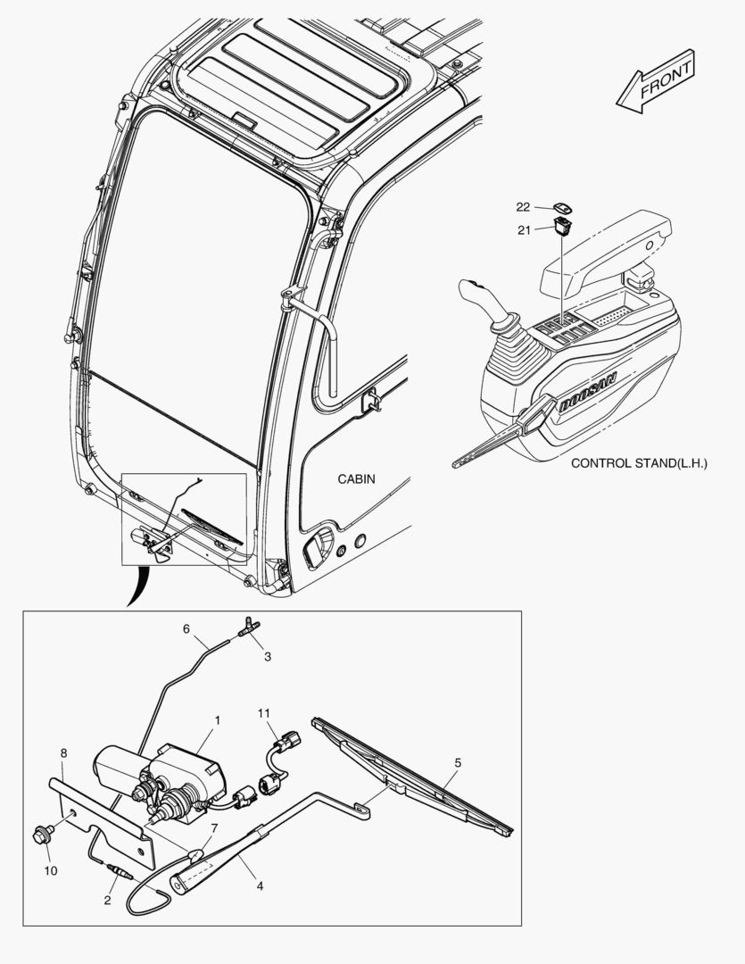 СТЕКЛООЧИСТИТЕЛЬ НИЖНЕГО СТЕКЛА