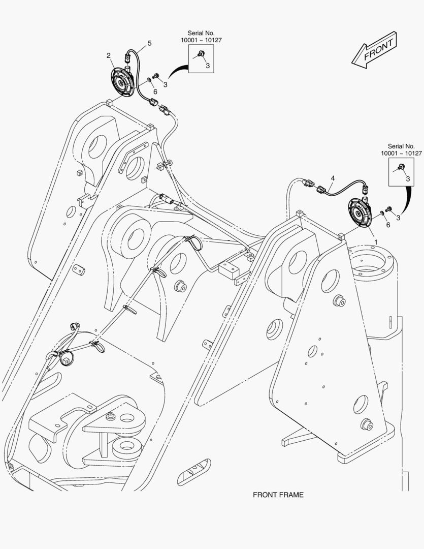 5670 ELECTRIC PARTS - FRONT(EUROPE)