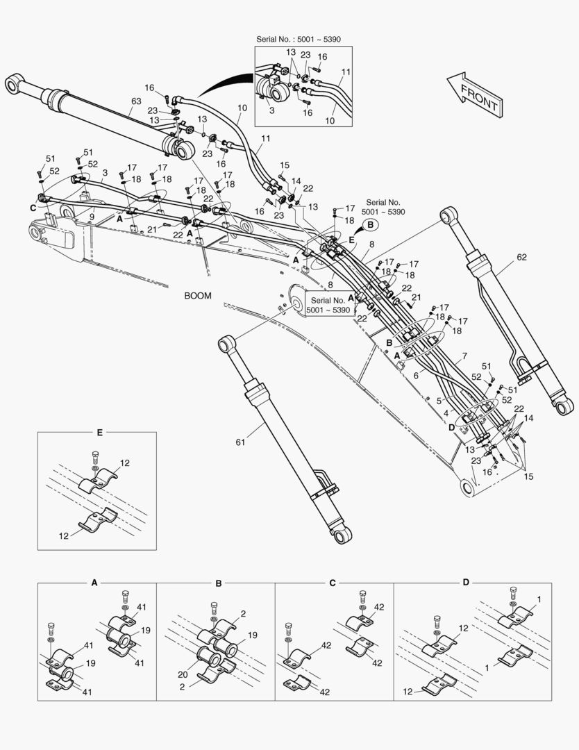 ГИДРОСИСТЕМА СТРЕЛЫ - СТРЕЛА 5.2 м