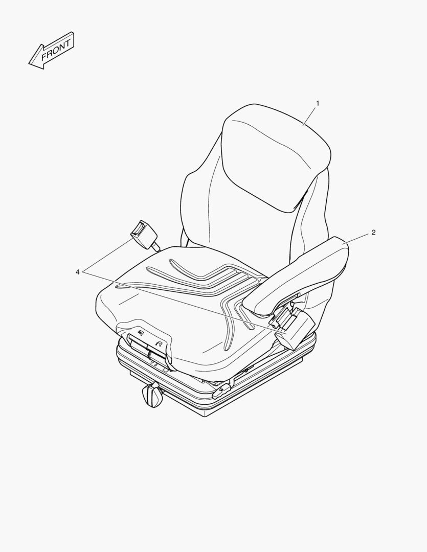 5260 SEAT ASS`Y - MECHANICAL SUSPENSE