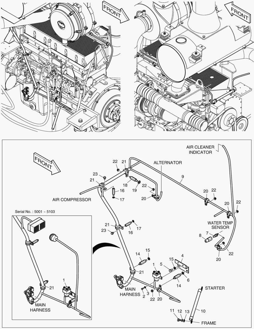 1440 ELECTRIC PARTS - ENGINE [5001~10055]