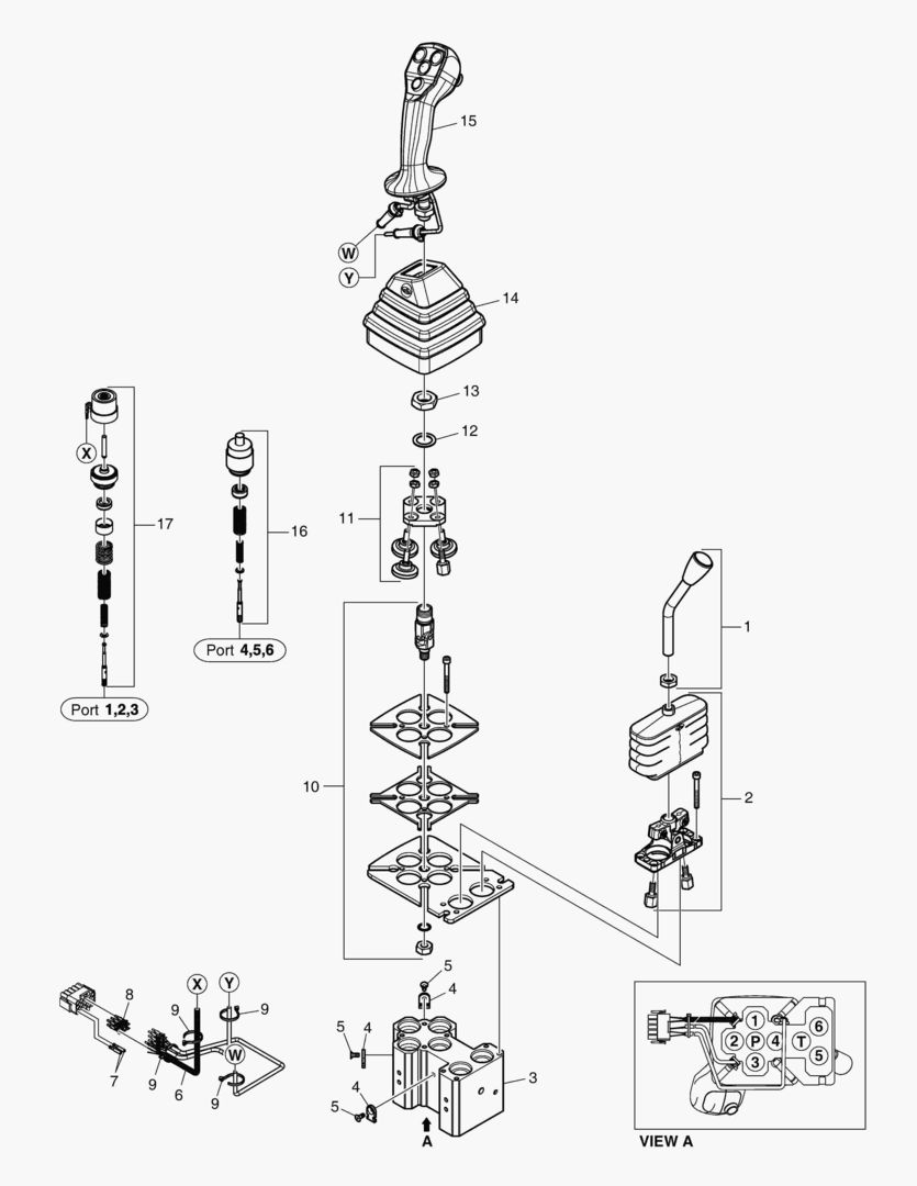 Схема КЛАПАН С ДИСТАНЦИОННЫМ УПРАВЛЕНИЕМ - РЫЧАГ ПЕРЕДАЧИ