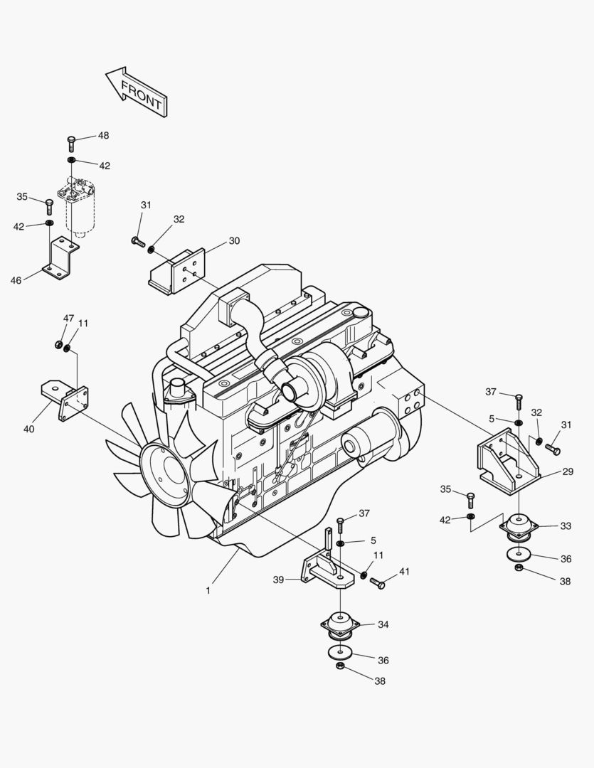 МОНТАЖ ДВИГАТЕЛЯ