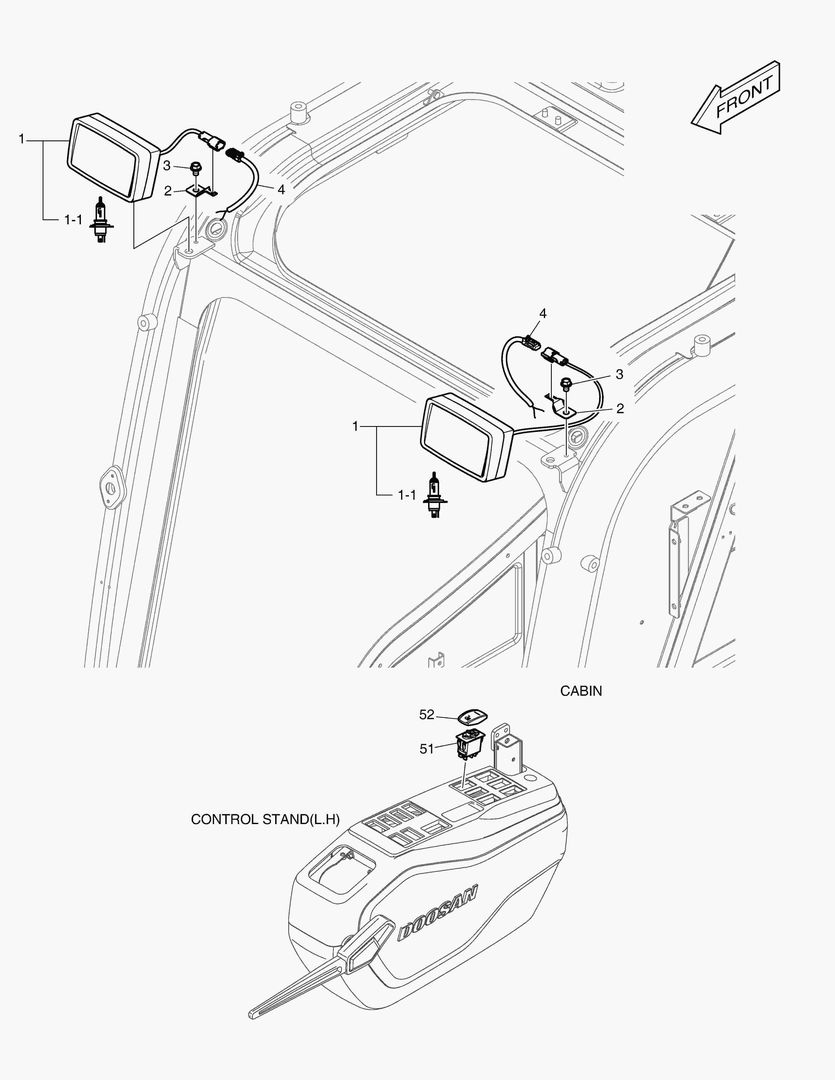 Спецтехника 7290 WORKING LAMP - 2 LAMP [1001~1124] - главное фото