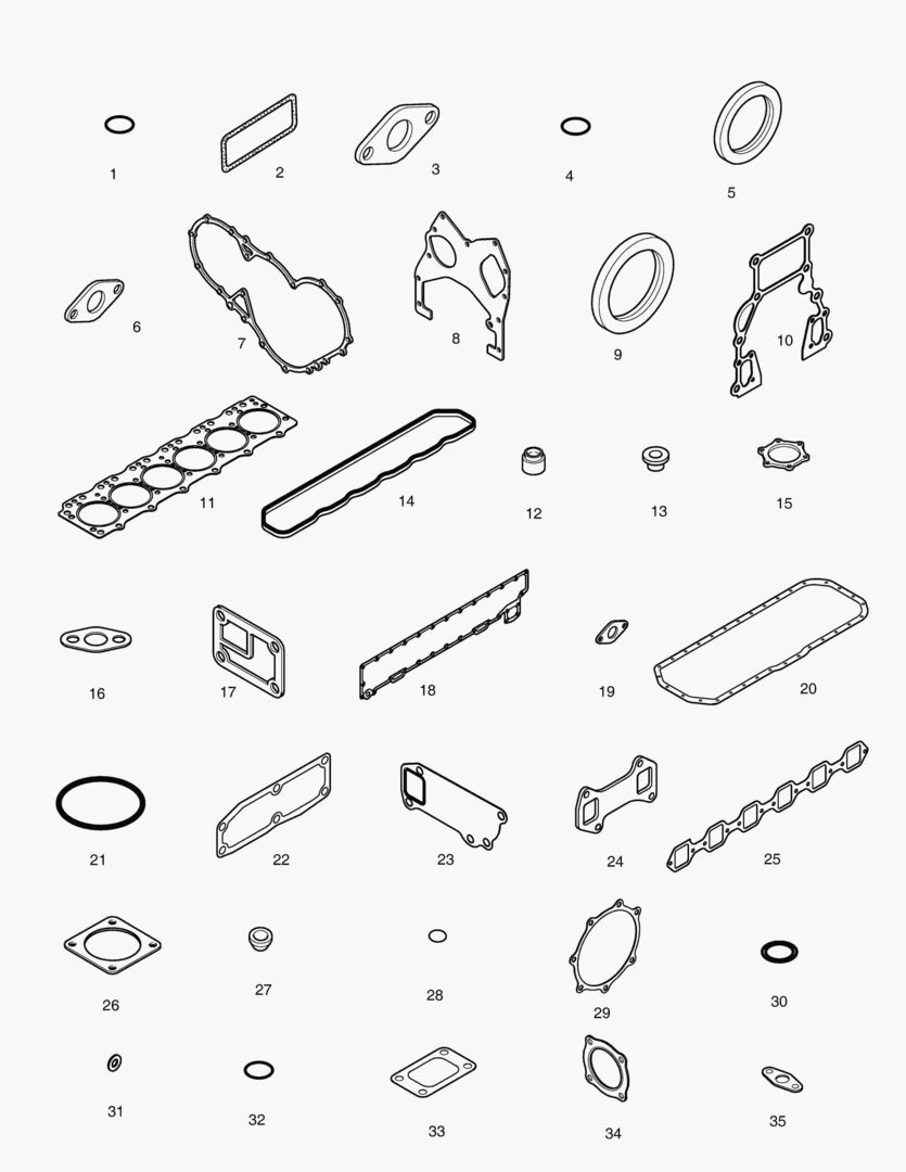 020 OVER HAUL GASKET KIT - ALL