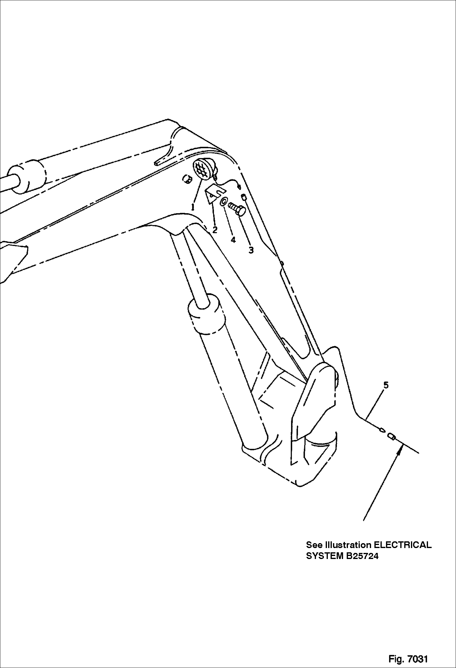 ЭЛЕКТРИЧЕСКАЯ СИСТЕМА СТОРОНЫ СТРЕЛЫ